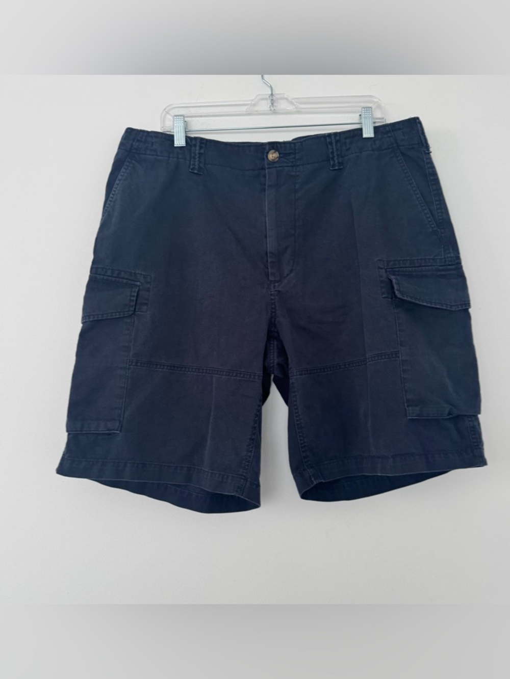 Polo Ralph Lauren Navy Blue Relaxed Cargo Shorts Utility Workwear Golf Men’s 36